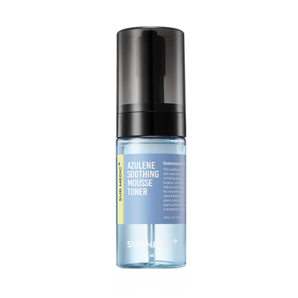 SUR.MEDIC+ Azulene Soothing Mousse Toner 110ml Korean Calming Foam Toner
